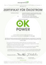 ok-power-Zertifikat 2023