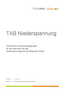 Technische Anschlussbedingungen Niederspannung