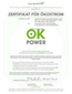 OK-Power-Zertifikat 2024
