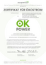 ok-Power-Zertifikat